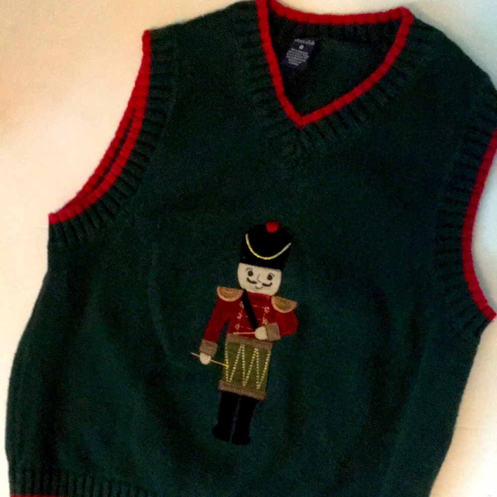 🎄Cute Boys Christmas Sweater Vest Size 6